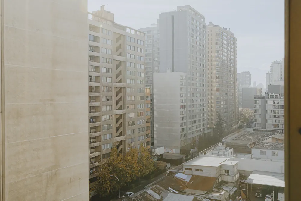 Vista a la ciudad desde el piso 11, departamento Arturo Prat 324