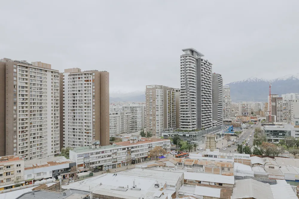 Vista panorámica de la ciudad, departamento Av. Vicuña Mackenna 881