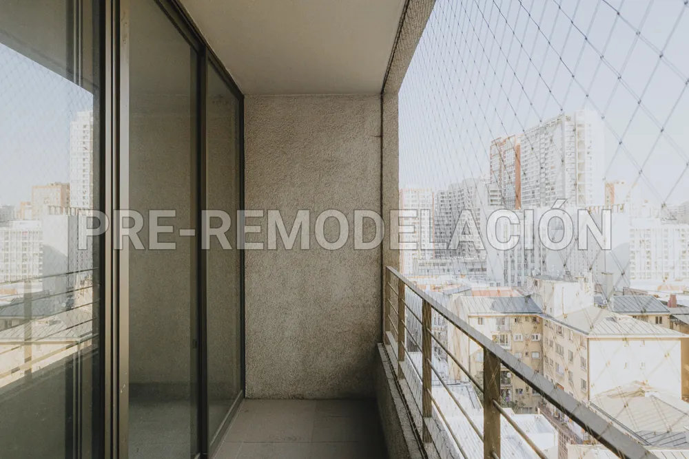 Terraza con vista, departamento Bandera 898