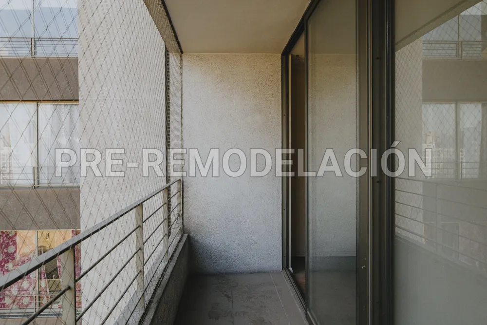 Terraza, otra vista, departamento Bandera 898