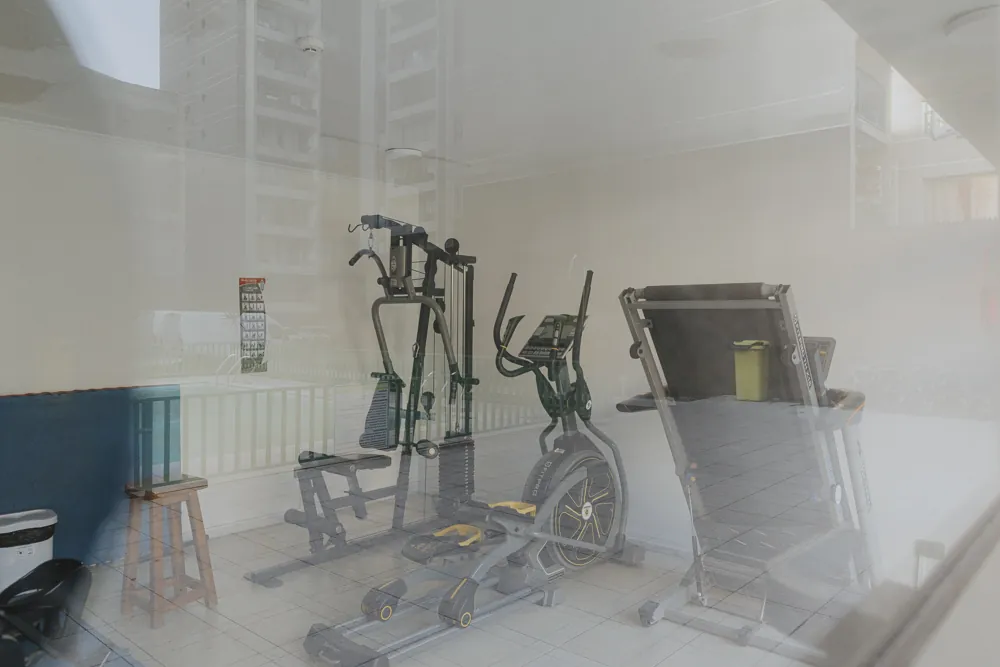 Gimnasio del edificio, departamento Bandera 898