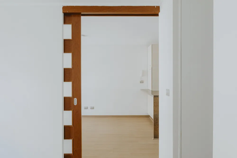Acceso al dormitorio, departamento Carmen 297