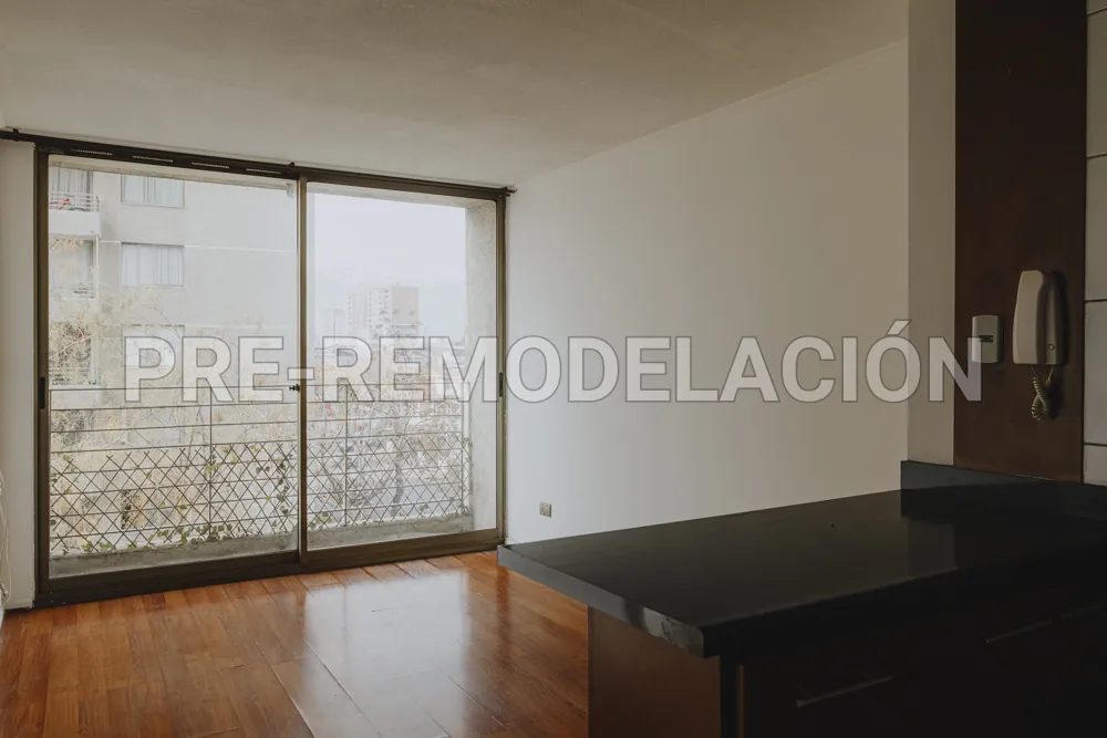 Living con ventanal a la terraza, Coquimbo 1331