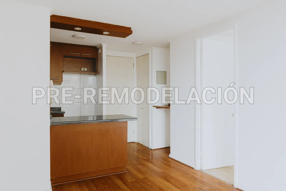 Cocina con barra, departamento Coquimbo 1331
