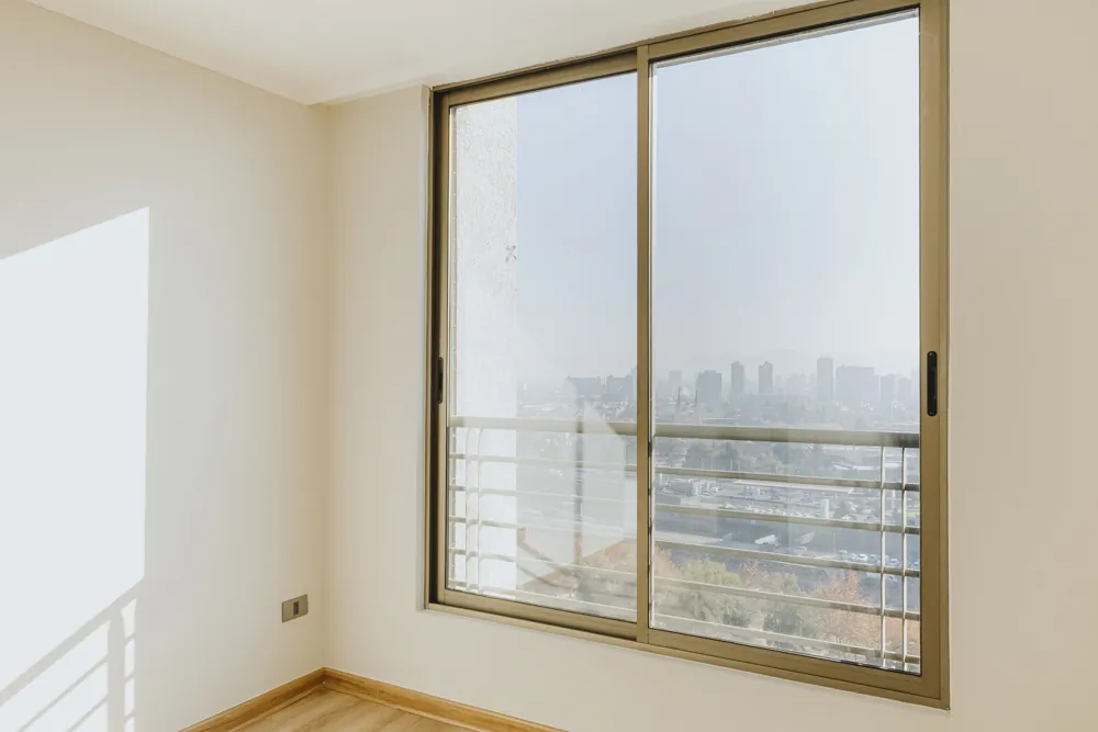 Dormitorio principal, otra vista, departamento Mapocho 1450