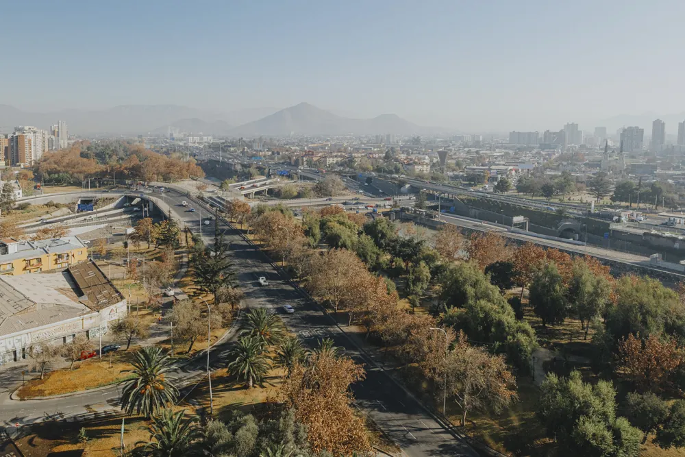 Vista al parque y a la cordillera, departamento Mapocho 1450