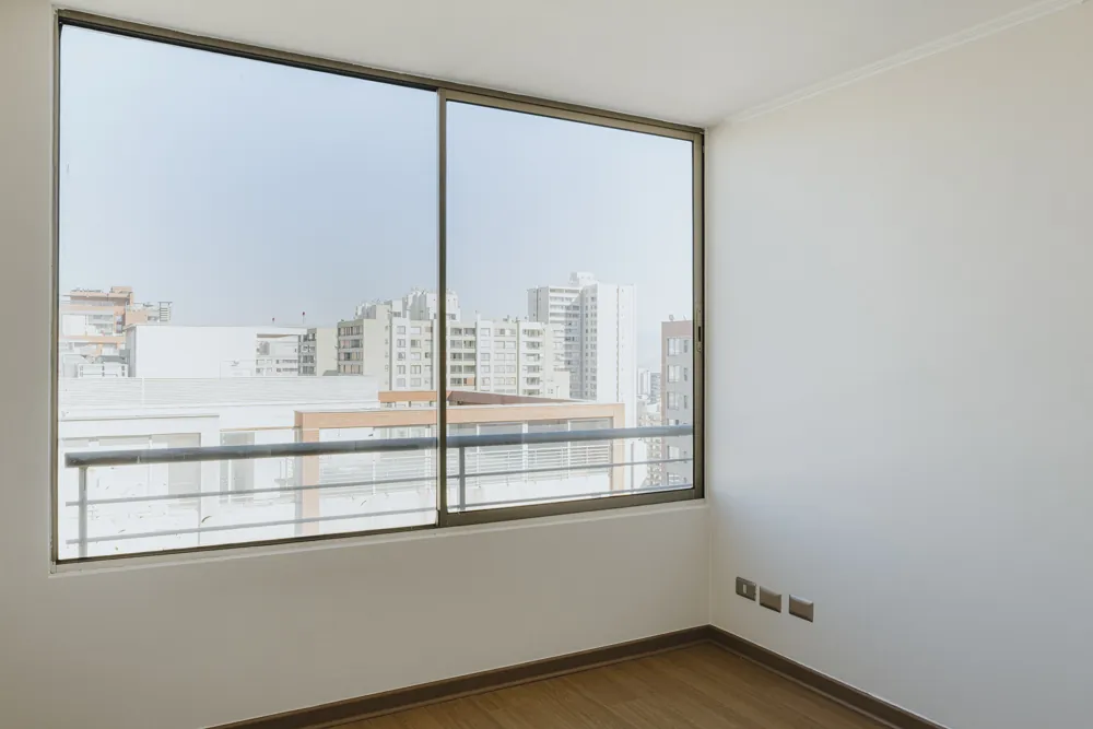 Dormitorio, otra vista, departamento Morandé 580