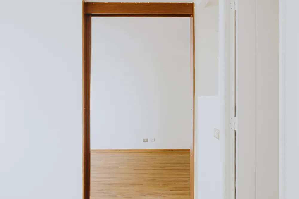 Acceso al dormitorio, departamento Morandé 580