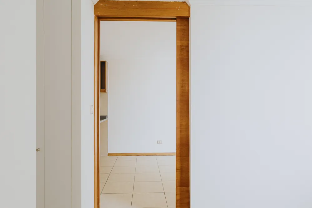 Acceso al dormitorio, departamento San Francisco 265