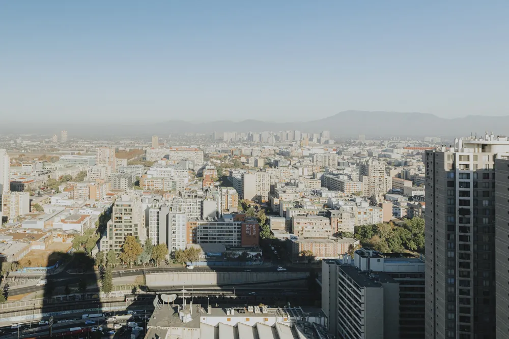 Vista a la ciudad desde el edificio, departamento San Ignacio 633