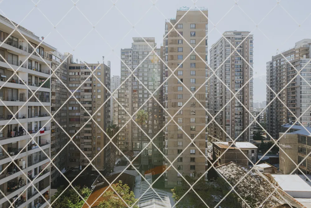 Vista a la ciudad desde el piso 12, departamento San Isidro 538