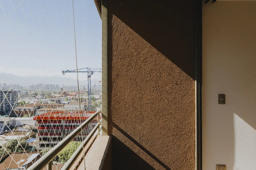 Terraza con vista a la cordillera, departamento San Isidro 538