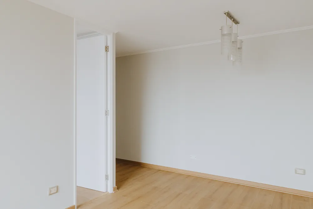 Living comedor y acceso al dormitorio, departamento Serrano 266