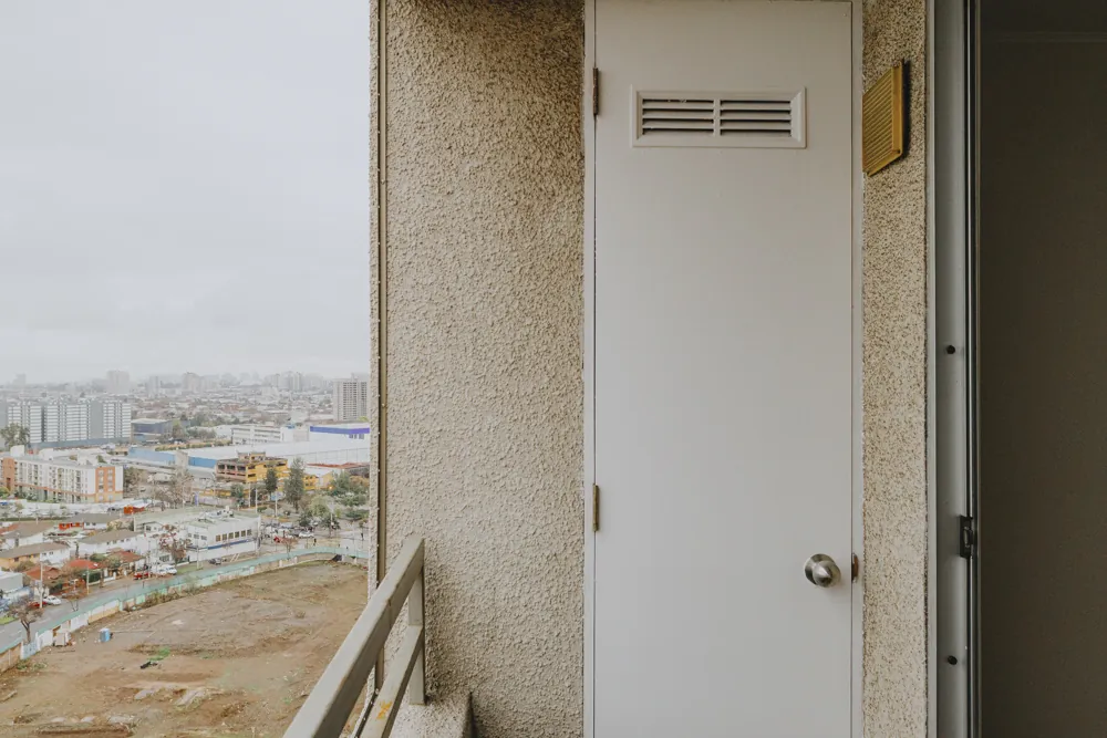 Terraza con vista a la ciudad, departamento Vicuña Mackenna 2585